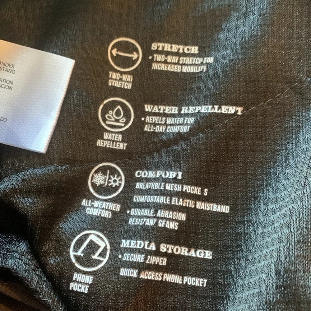 Orvis sz 34x30 grey water repellent all weather comfort stretch hiking pants